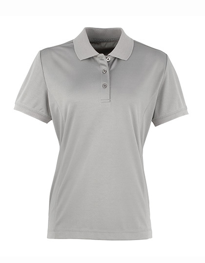Premier Workwear - Women´s Coolchecker® Piqué Polo - Silver (ca. Pantone 428C)