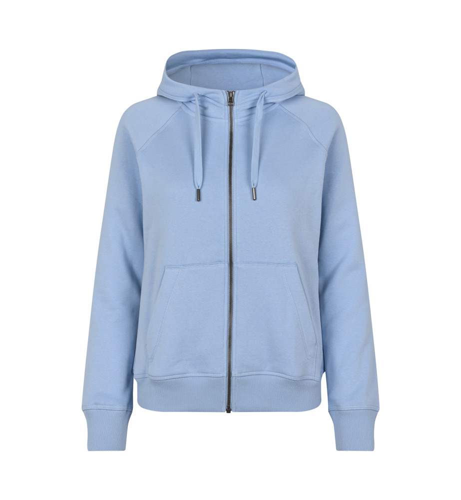 CORE hoodie | met rits | dames - Lichtblauw (C-700)