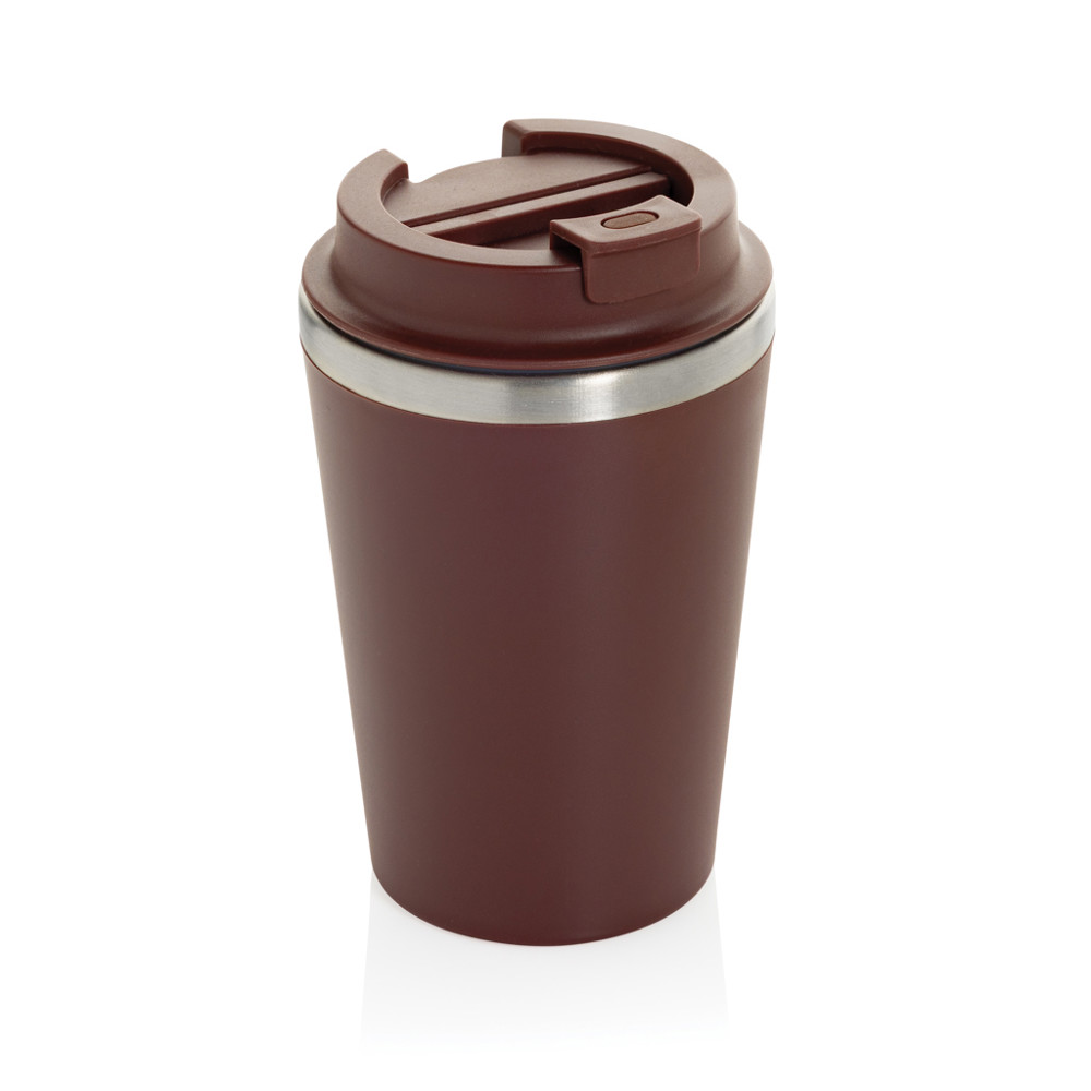 Java RCS recycled dubbel wandige beker 350ML - rood (± PMS 7631C)