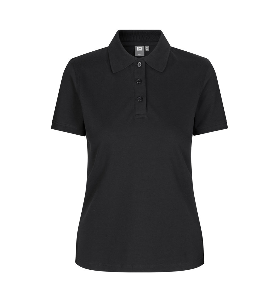Poloshirt | stretch | dames - Zwart (C-900)