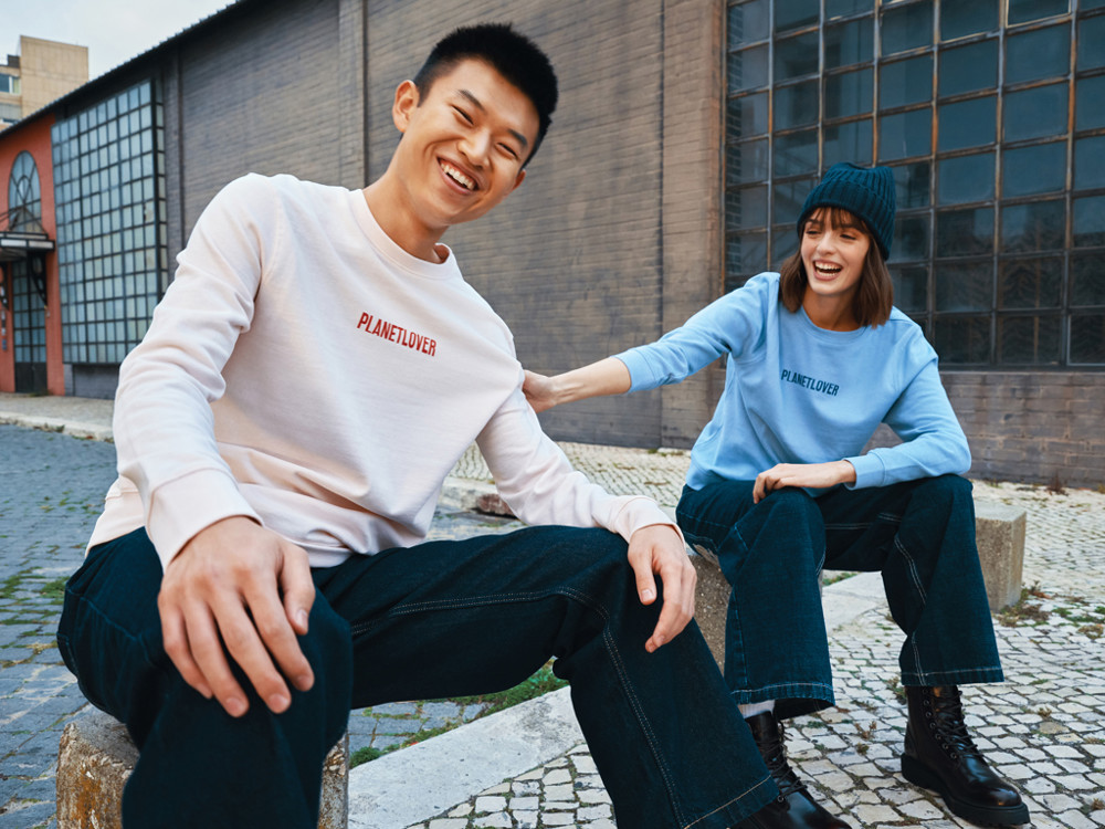 IQONIQ Etosha lichtgewicht gerecycled katoen sweater