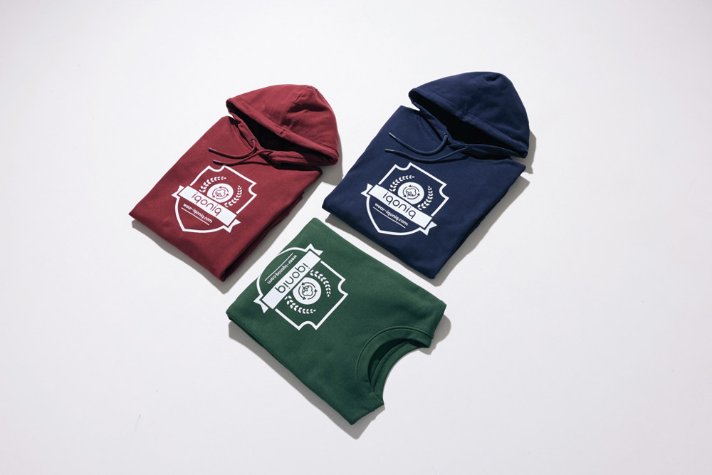 IQONIQ Jasper gerecycled katoen hoodie
