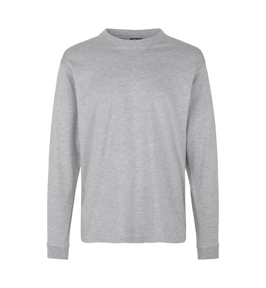 PRO Wear T-shirt | lange mouw - Grijs gemêleerd (C-210)