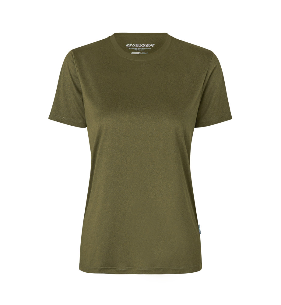 GEYSER T-shirt | essential | dames - Olijf (C-570)