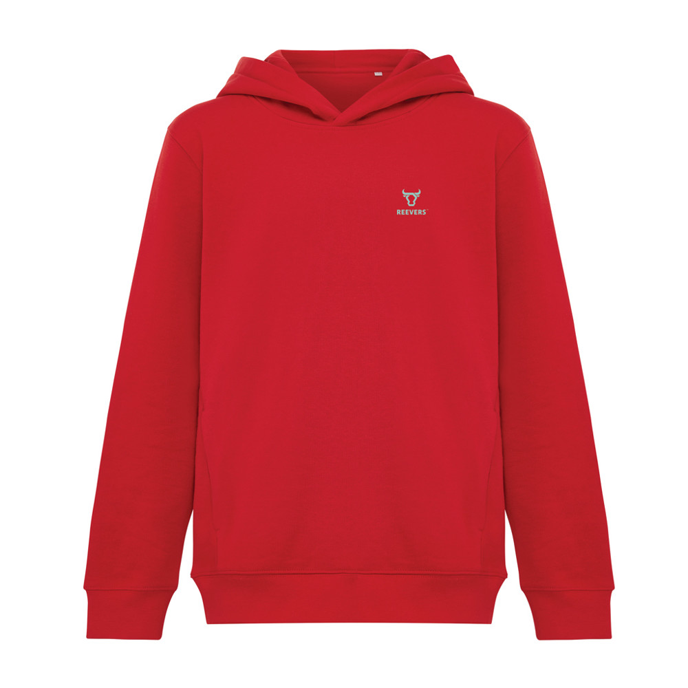 IQONIQ Yengo kids recycled katoen hoodie met steekzakken
