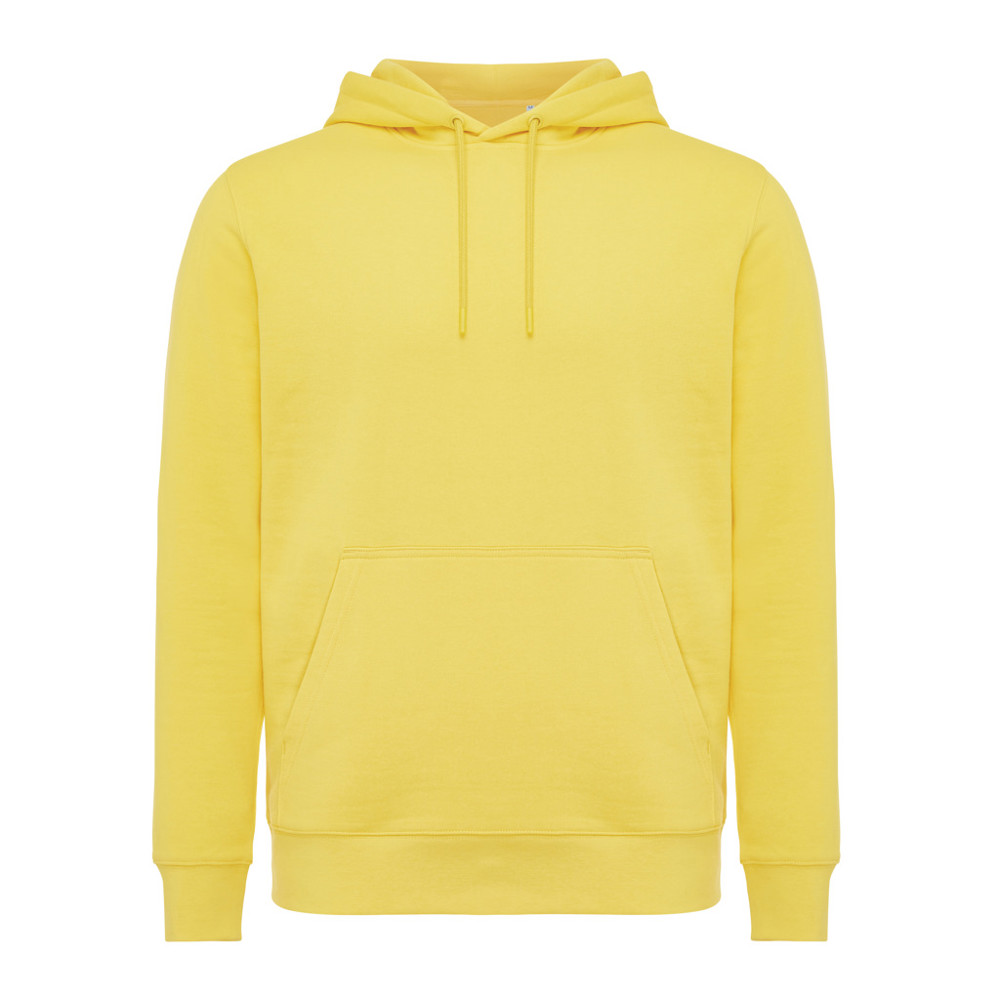 IQONIQ Rila lichtgewicht gerecycled katoen hoodie - geel (± PMS 13-0759 TCX)