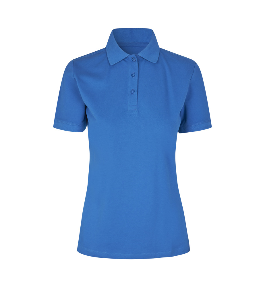 Poloshirt | biologisch kantoen| dames - Azur (C-735)