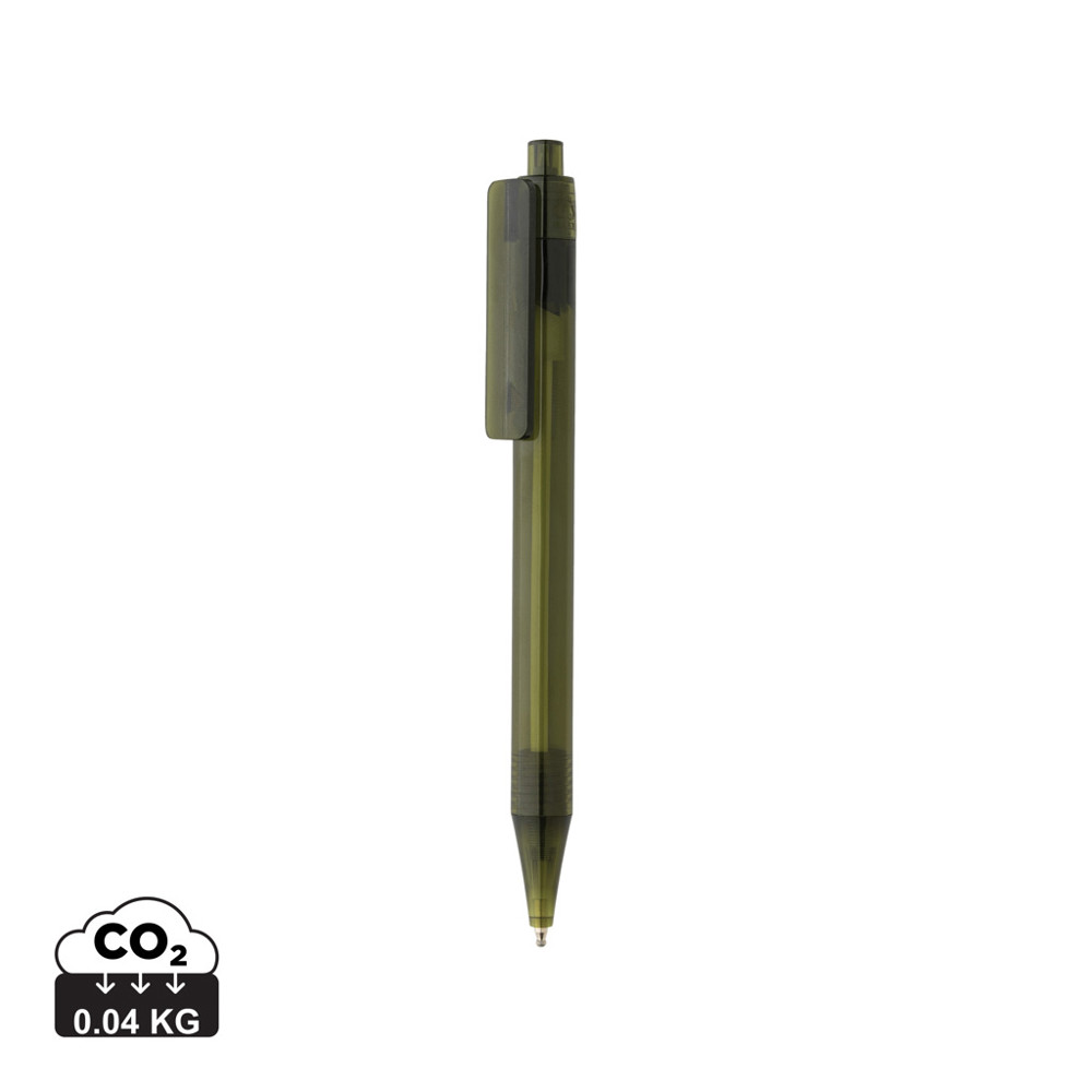 GRS RPET X8 transparante pen