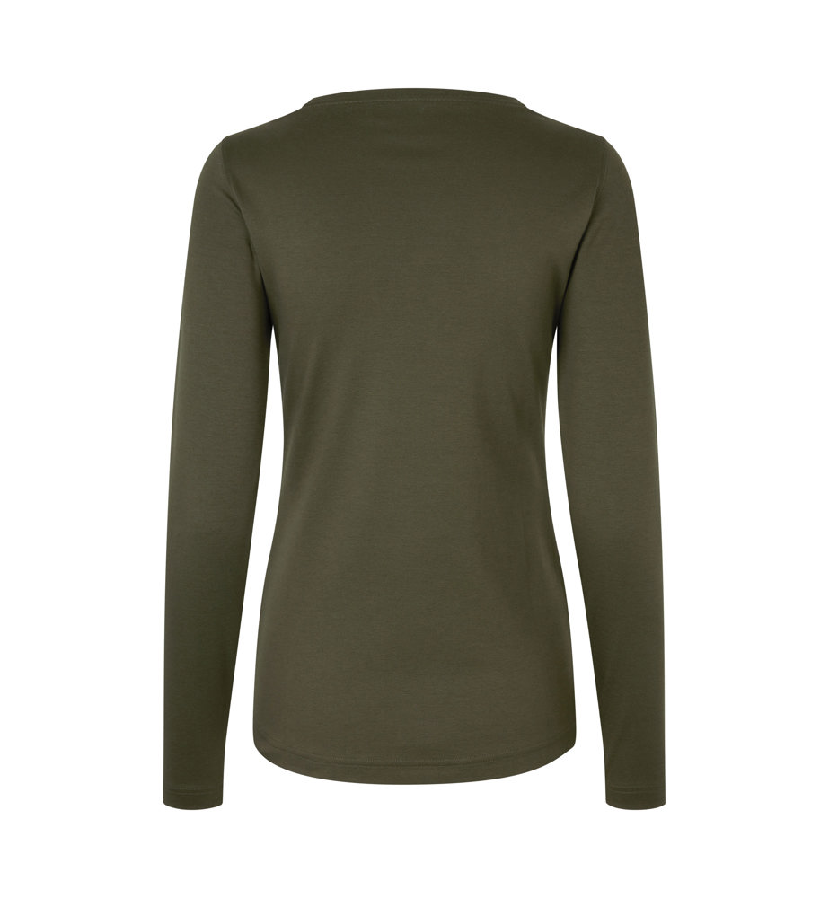Interlock T-shirt | lange mouw | dames