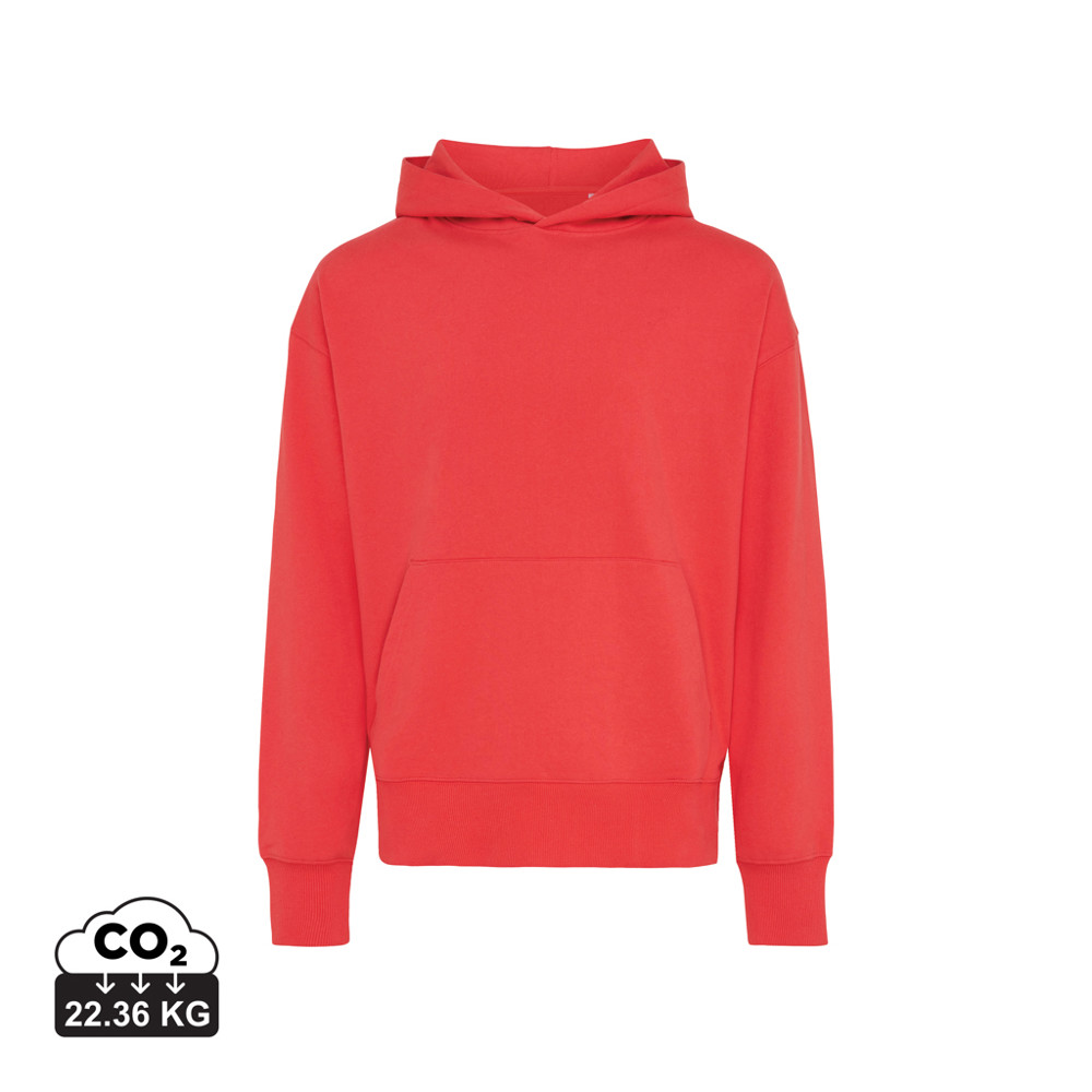 IQONIQ Yoho gerecycled katoen relaxed hoodie