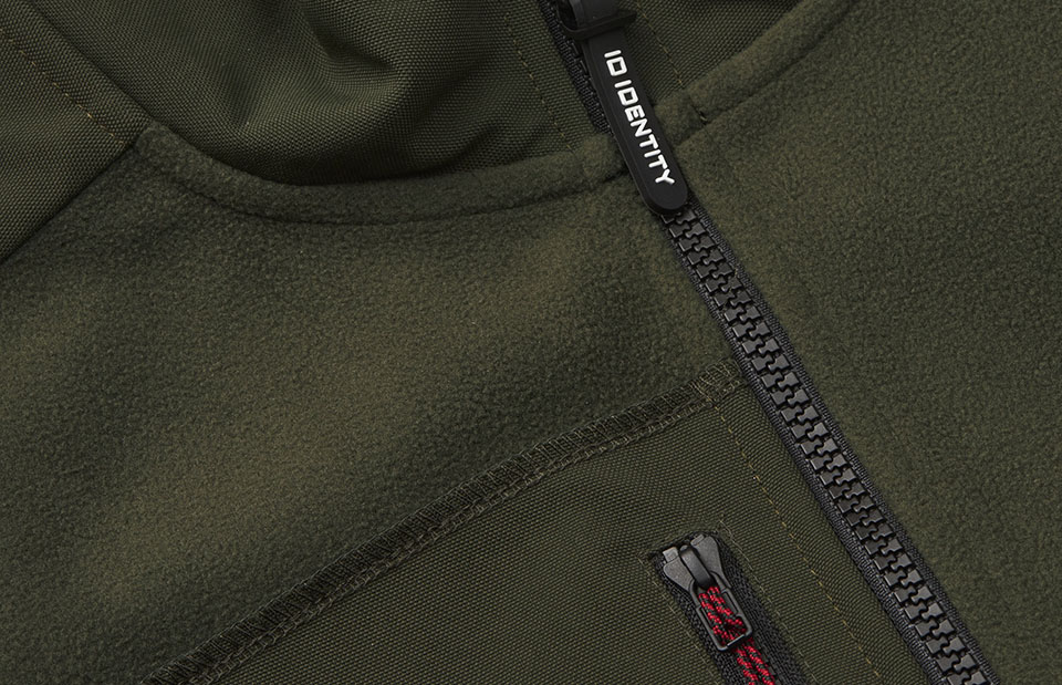 Bonded fleece vest
