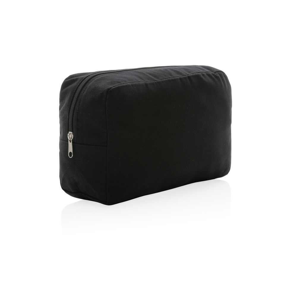 Impact Aware™ 285 gsm rcanvas toilettas ongeverfd - zwart (± PMS Black)
