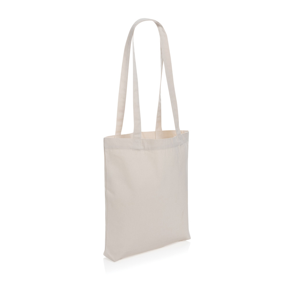 Impact AWARE™ gerecycled katoenen draagtas 330gsm - gebroken wit (± PMS Natural)