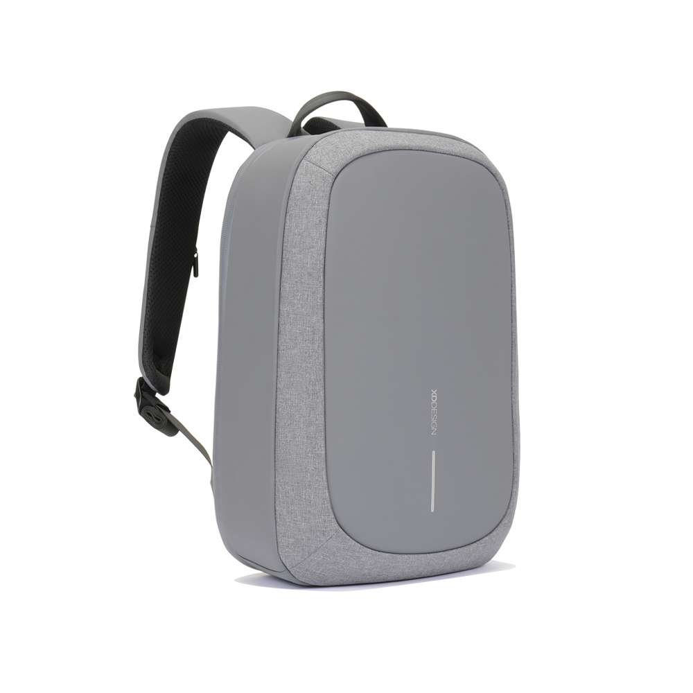 Bobby Edge, anti-diefstal rugzak - grijs, zwart (± PMS 425C/ ± PMS Black)