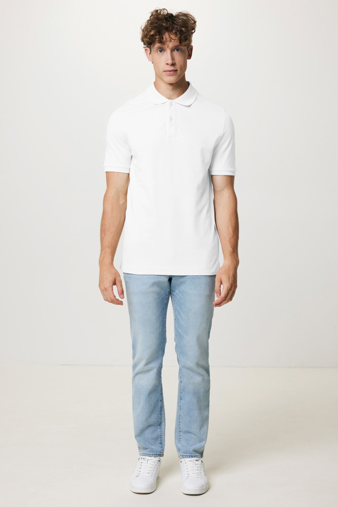 IQONIQ Yosemite gerecycled katoen pique polo