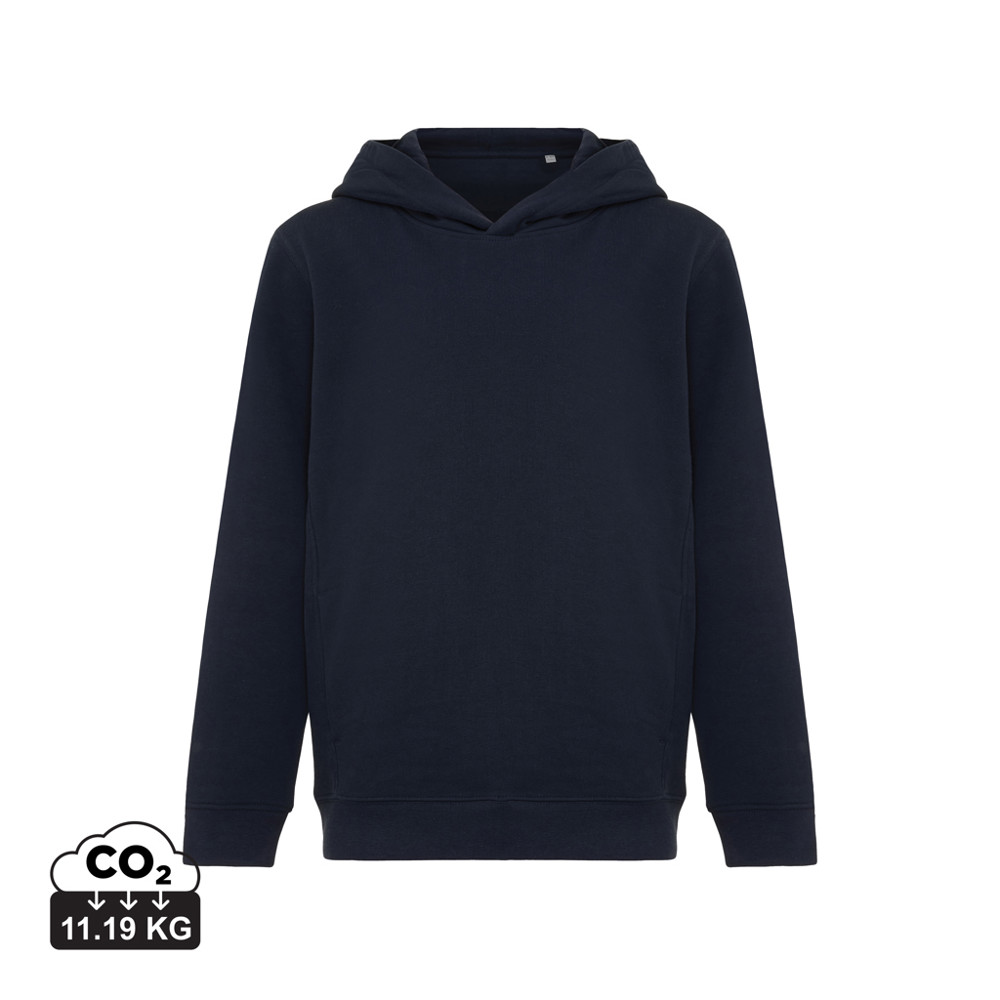 IQONIQ Yengo kids recycled katoen hoodie met steekzakken