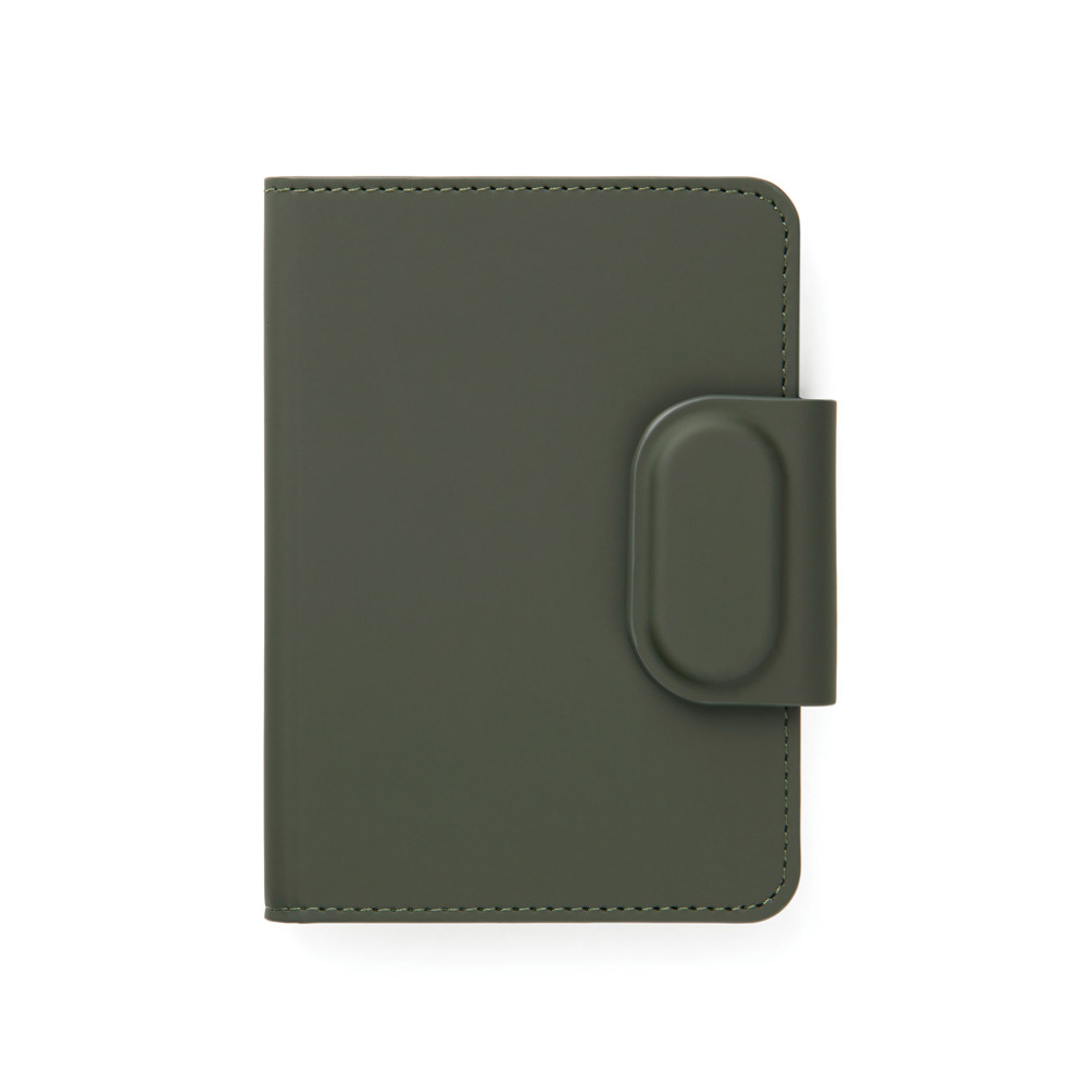 VINGA Baltimore RCS Passport houder met Dual FInder - groen (± PMS 418C)