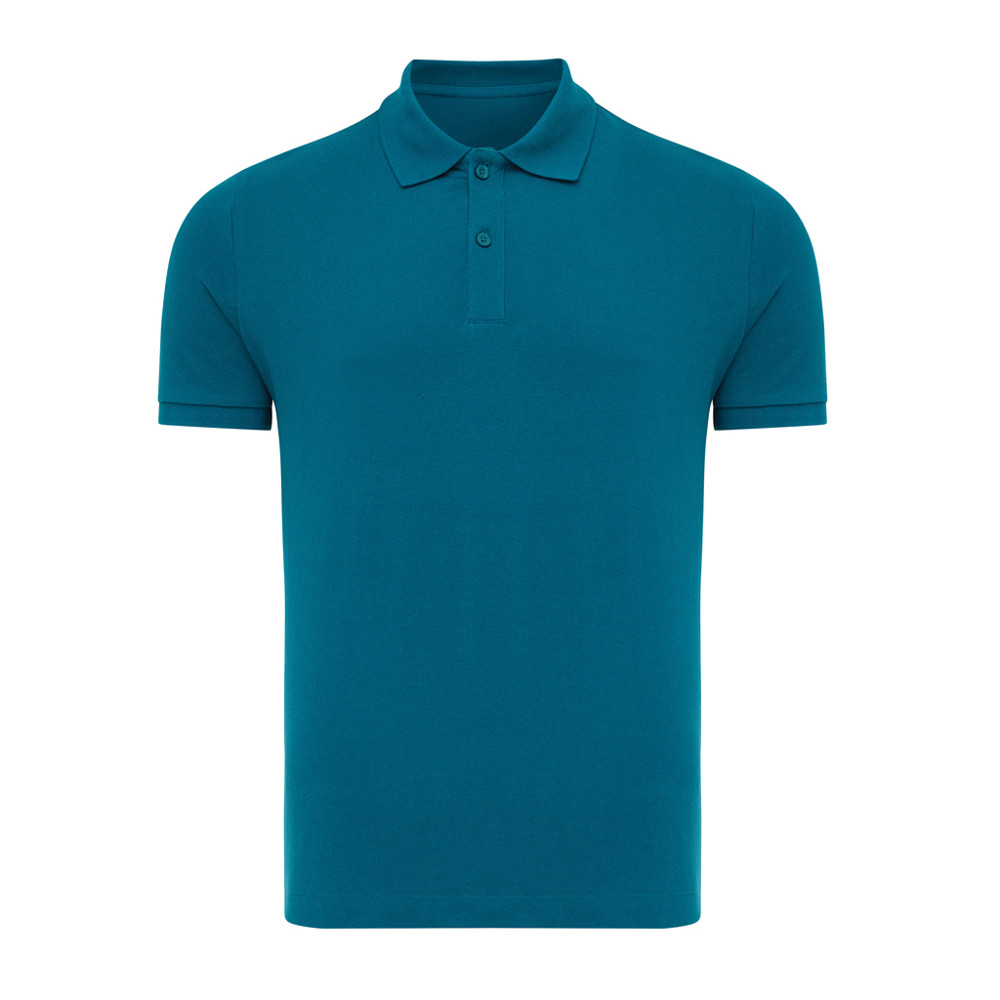 IQONIQ Yosemite gerecycled katoen pique polo - dark teal (± PMS 19-4535 TCX)