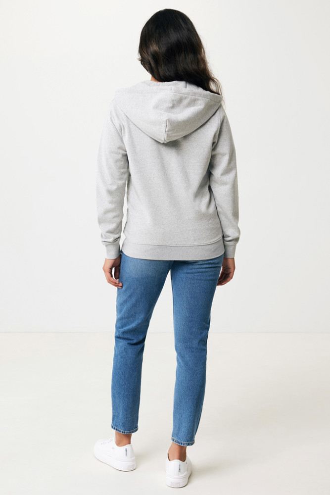 IQONIQ Abisko gerecycled katoen hoodie met rits
