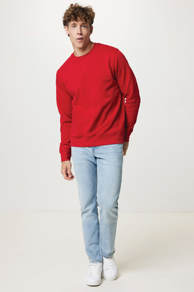 IQONIQ Etosha lichtgewicht gerecycled katoen sweater