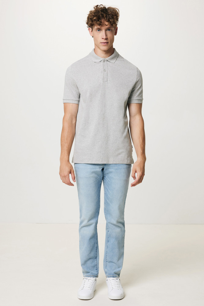 IQONIQ Yosemite gerecycled katoen pique polo