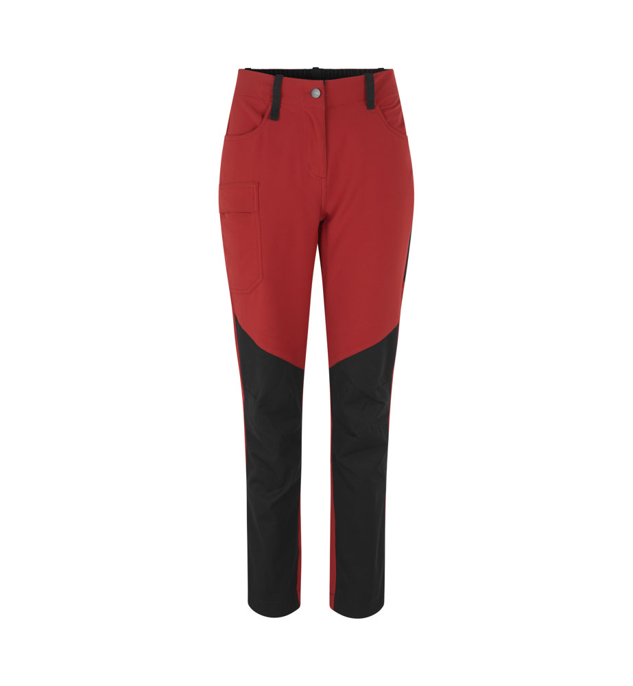 Hybride stretch broek | dames - Gebrand oranje (C-379)
