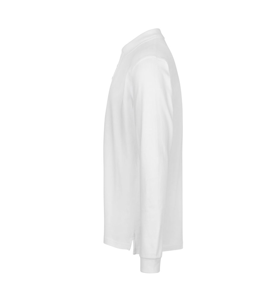 Poloshirt met lange mouw | stretch