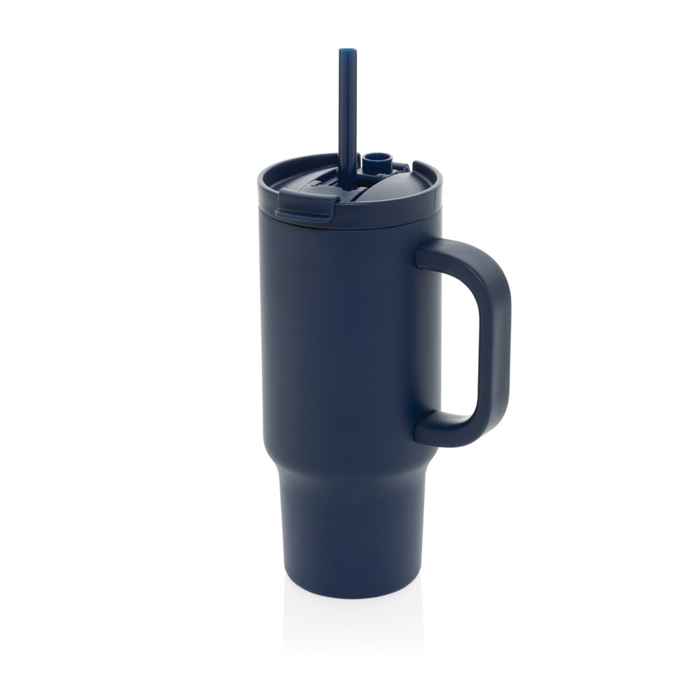 Cruiser RCS recycled lekvrije compacte beker 480ML - donkerblauw (± PMS 2767C)