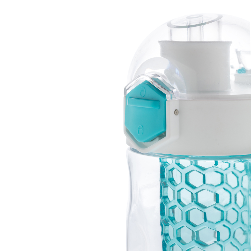 Honeycomb afsluitbare lekvrije waterfles met infuser