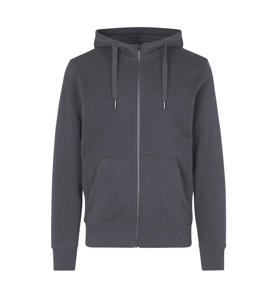 CORE hoodie | met rits - Silver grey (C-265)