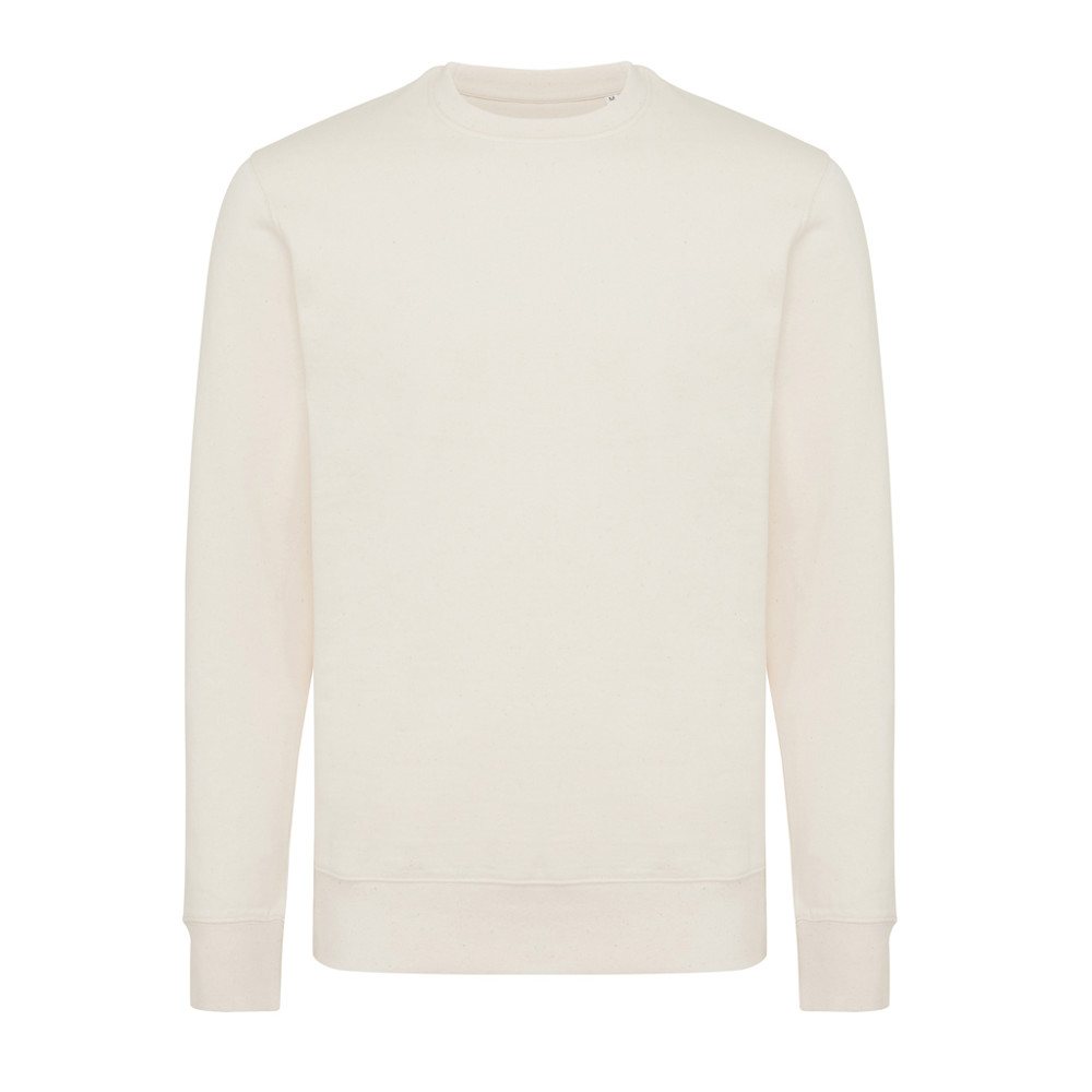 IQONIQ Etosha lichtgewicht gerecycled katoen sweater - natural raw (± PMS natural raw undyed)