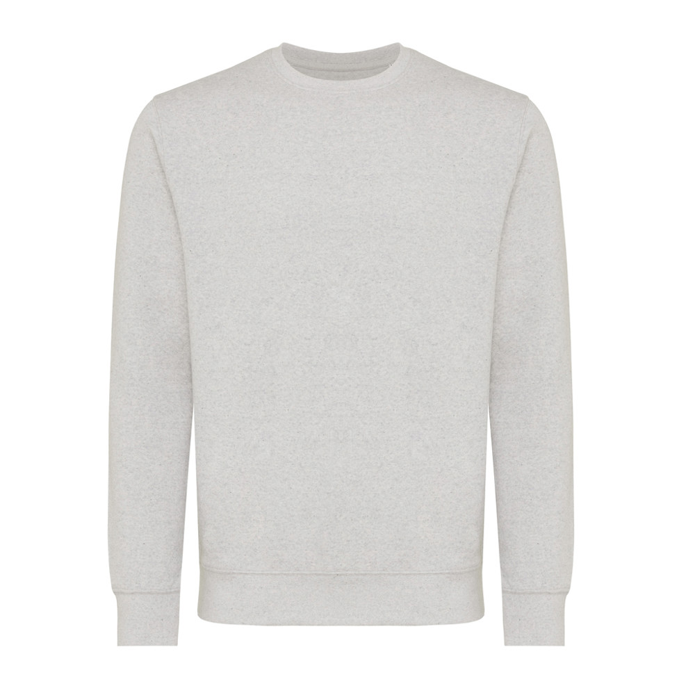 IQONIQ Etosha lichtgewicht gerecycled katoen sweater - light heather grey (± PMS light heather grey)