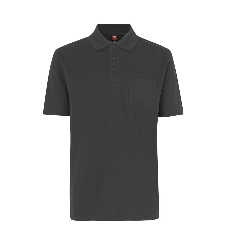 Poloshirt klassiek - Houtskool (C-295)