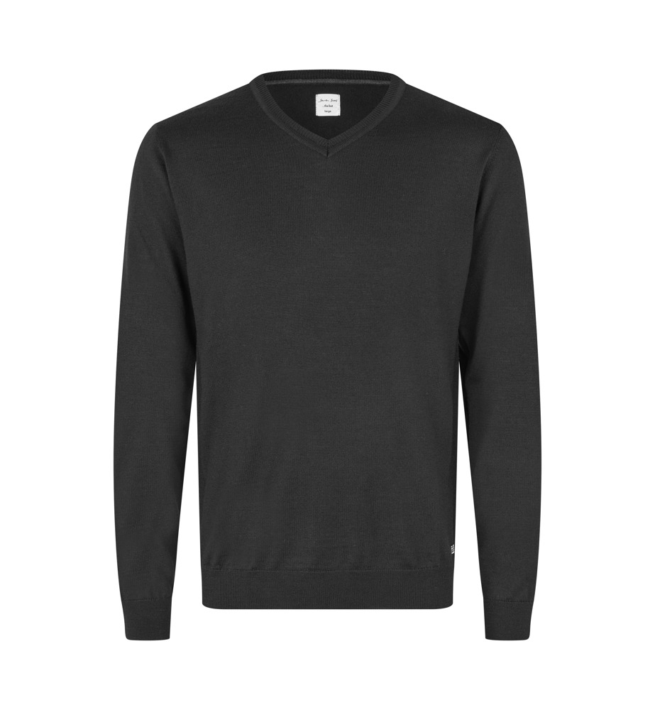 SEVEN SEAS The knit | v-neck - Zwart (C-900)