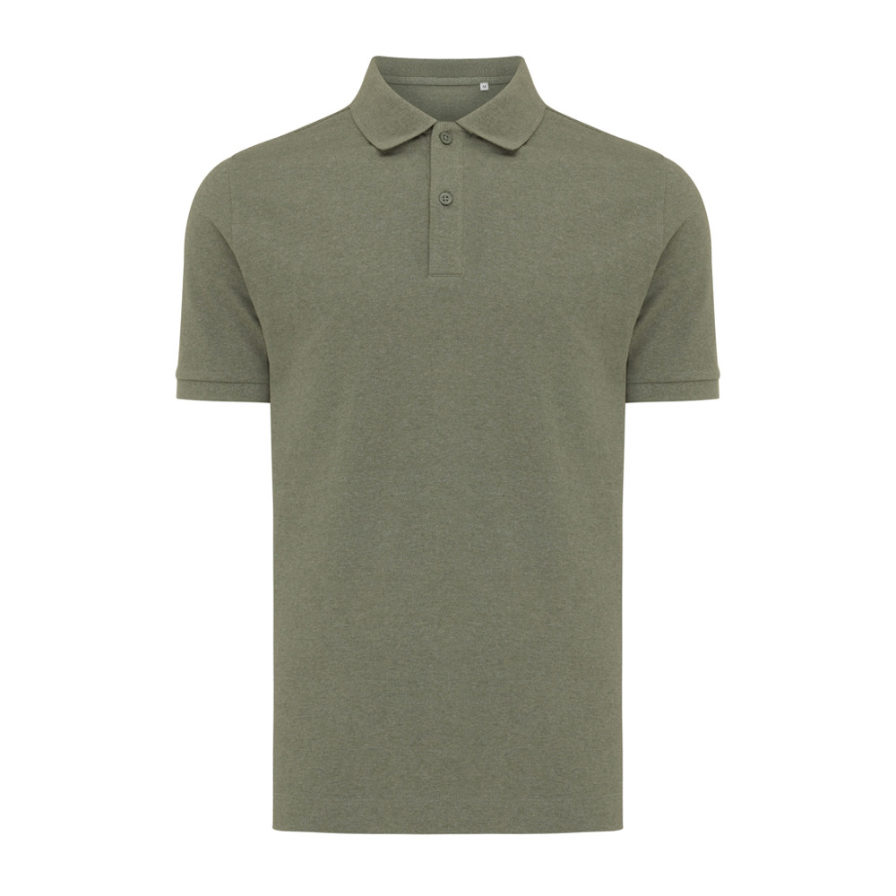 IQONIQ Yosemite gerecycled katoen pique polo - heather green (± PMS heather green)