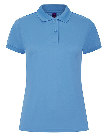 Henbury - Ladies´ Coolplus® Wicking Polo Shirt - Mid Blue