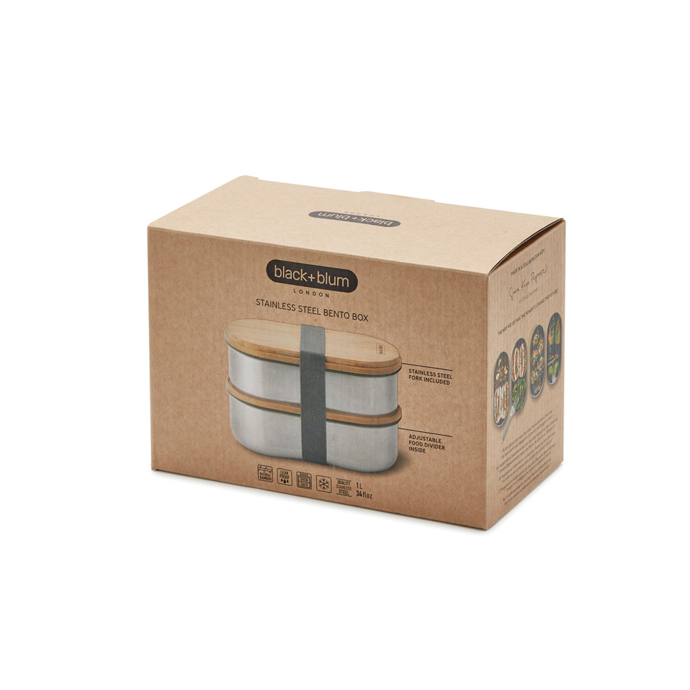 Black+Blum Stainless Steel Dubbele Bento Box