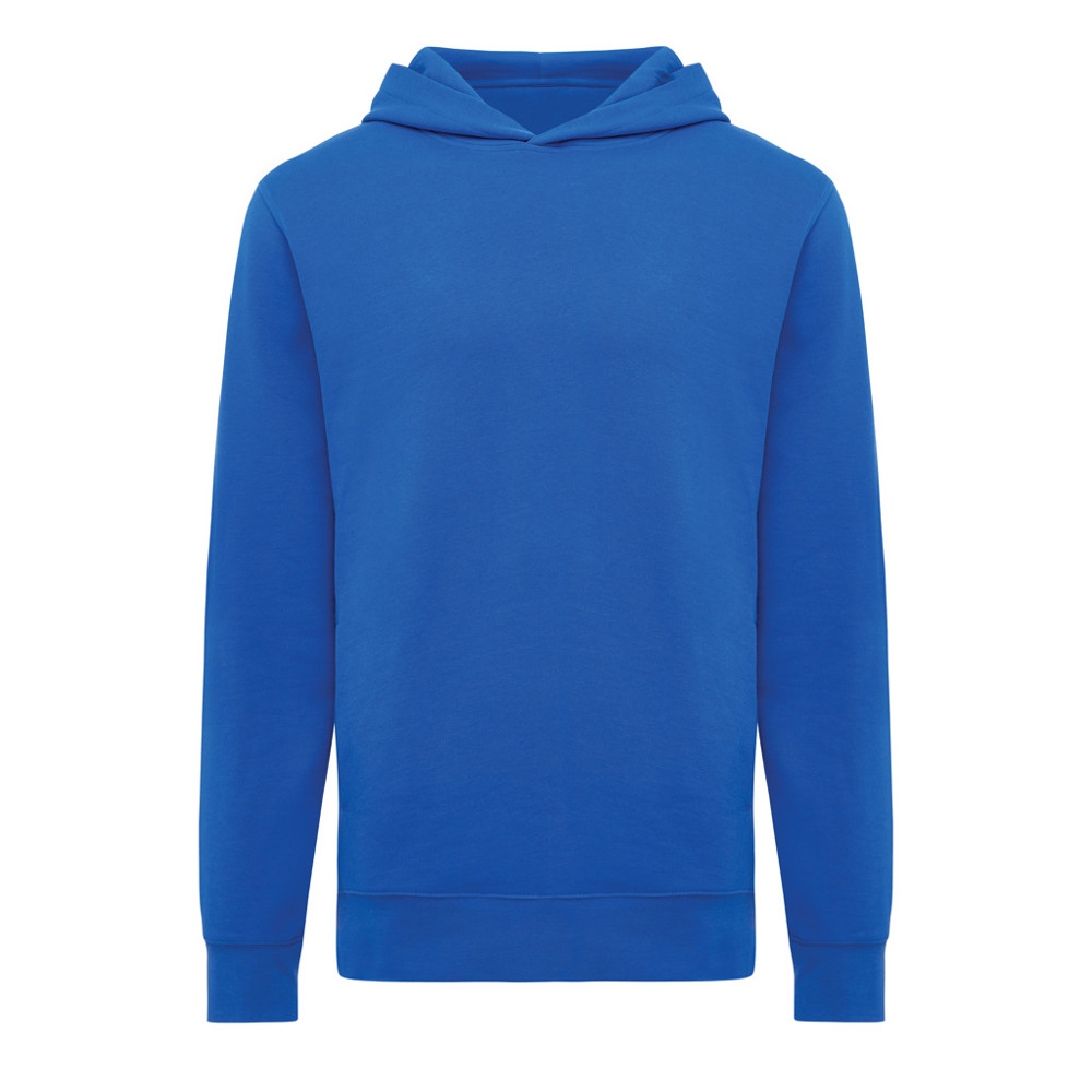 IQONIQ Yengo recycled katoen hoodie met steekzakken - royal blue (± PMS 19-4050 TCX)