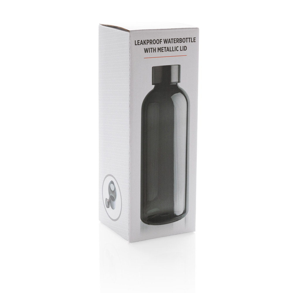 Lekvrije waterfles met metallic dop