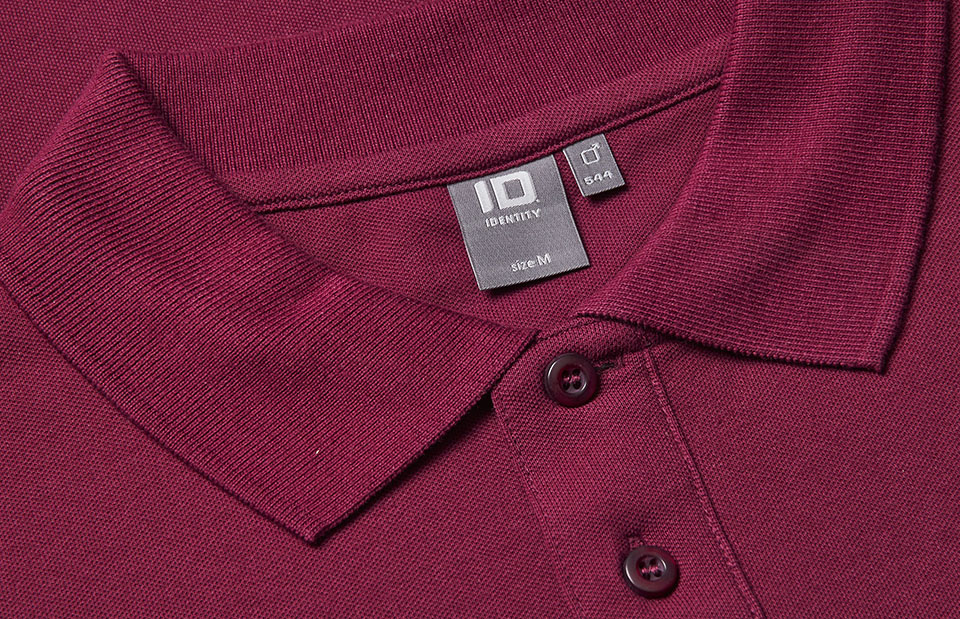 Poloshirt met lange mouw | stretch