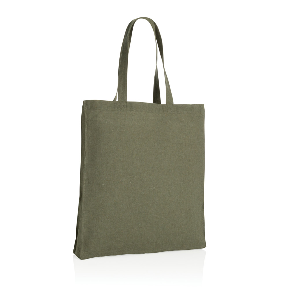 Impact AWARE™ gerecycled katoenen draagtas met bodem 145gsm