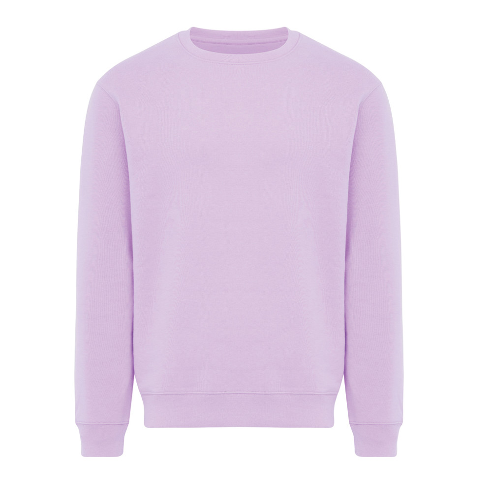 IQONIQ Torla crew neck van gerecycled katoen - lavender (± PMS 15-3716TCX)