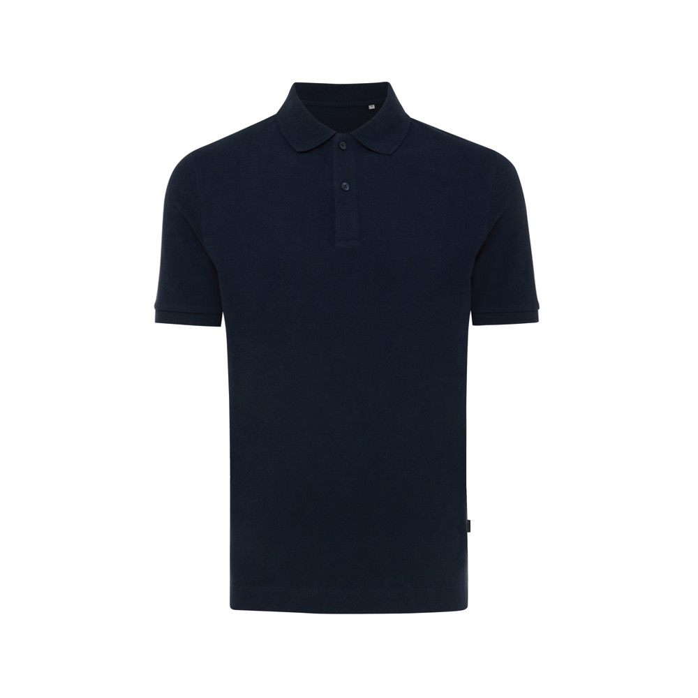IQONIQ Yosemite gerecycled katoen pique polo - donkerblauw (± PMS 19-3923TCX)