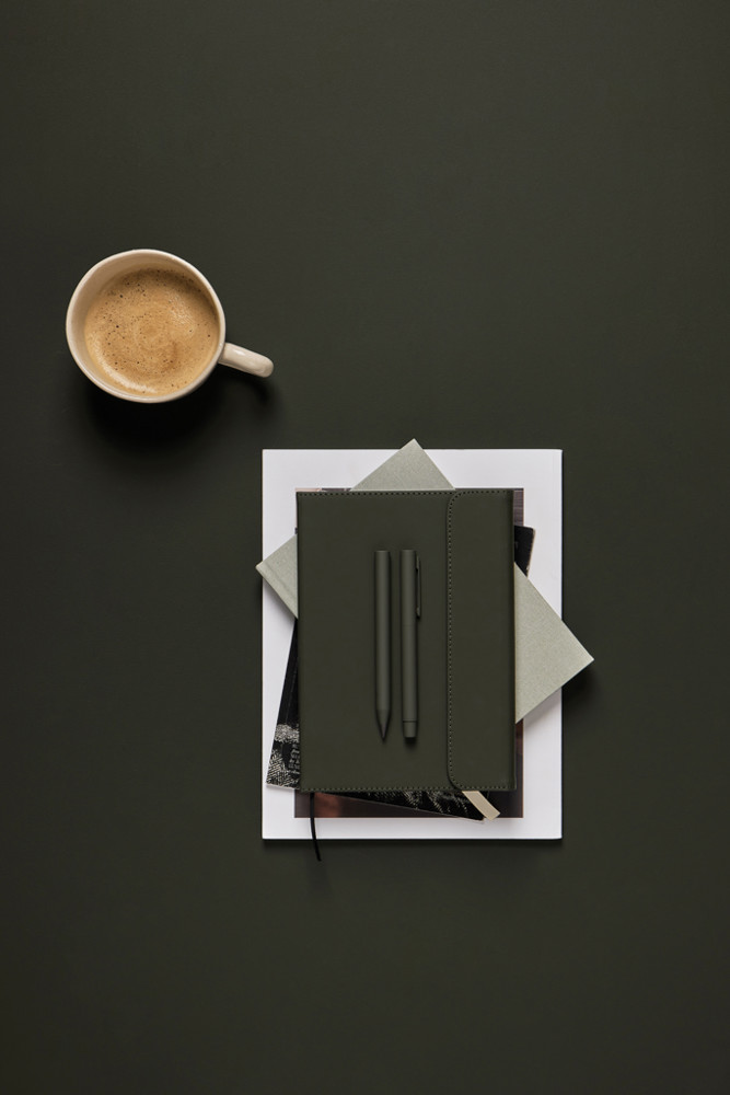 VINGA Baltimore GRS papier & PU notitieboek