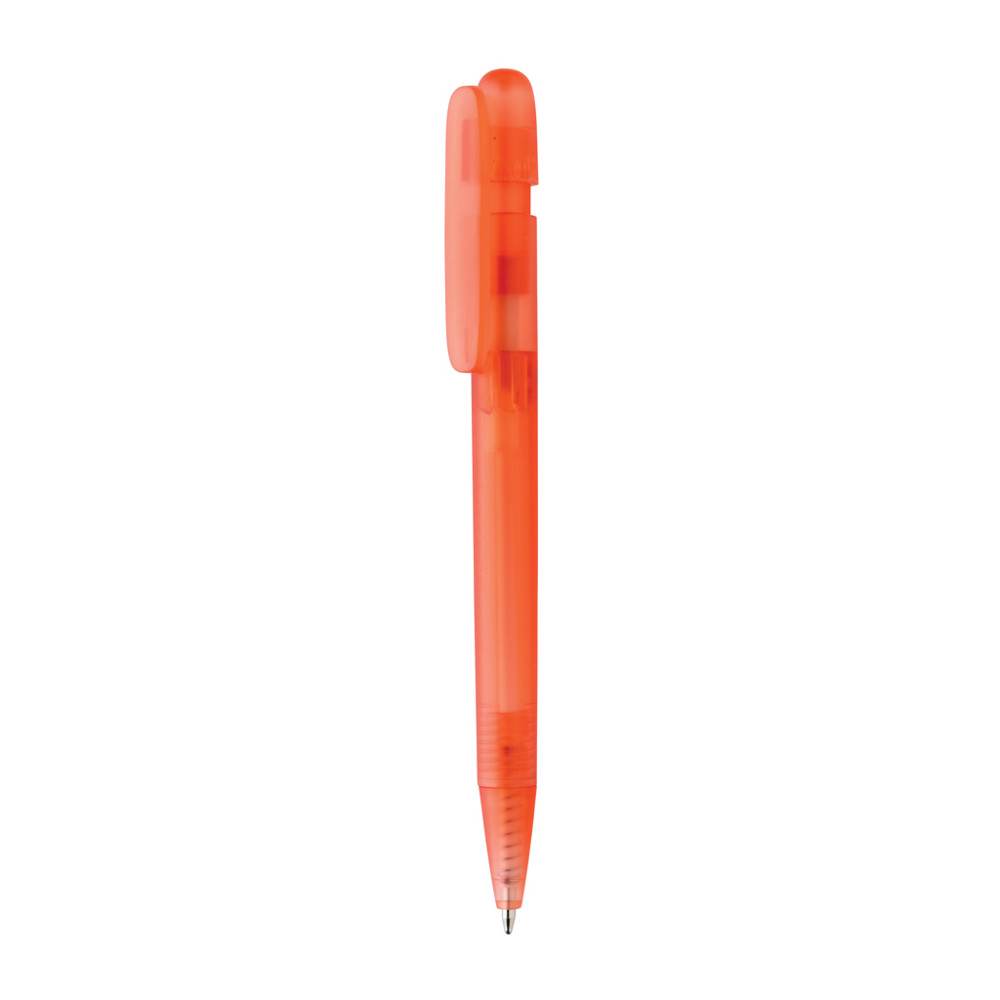 Devin GRS-gecertificeerde RABS-pen transparant - rood (± PMS 710)