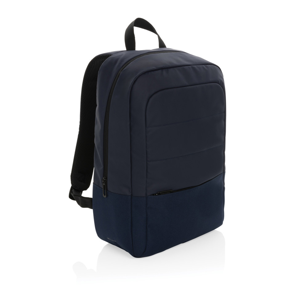 Armond AWARE™ RPET 15.6" standaard laptoprugzak - donkerblauw (± PMS 4280C)