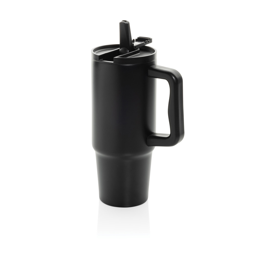 Embrace Lekvrij RCS recycled RVS Beker 900ml - zwart (± PMS Black)