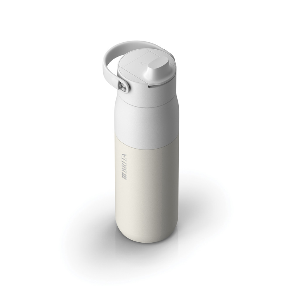 BRITA LARQ Essential waterfles 1000 ML - wit (± PMS White)