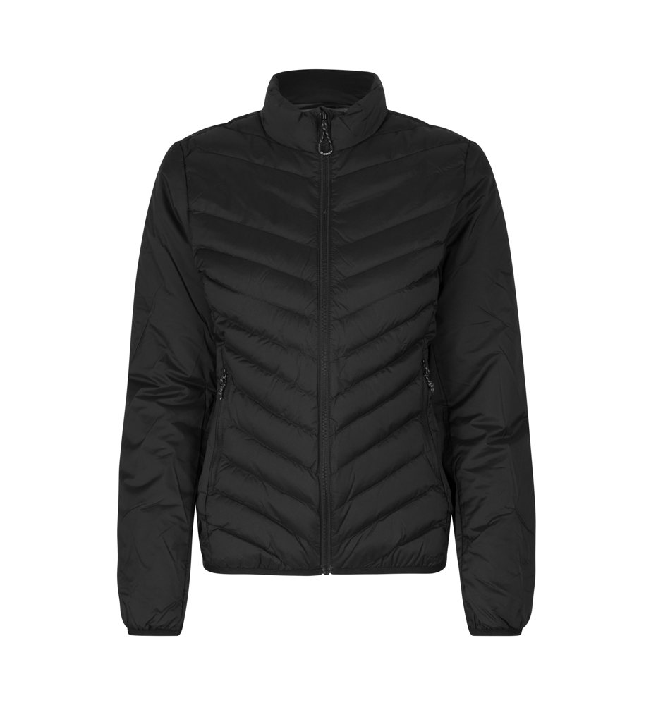 Gewatteerde jas | stretch | dames - Zwart (C-900)