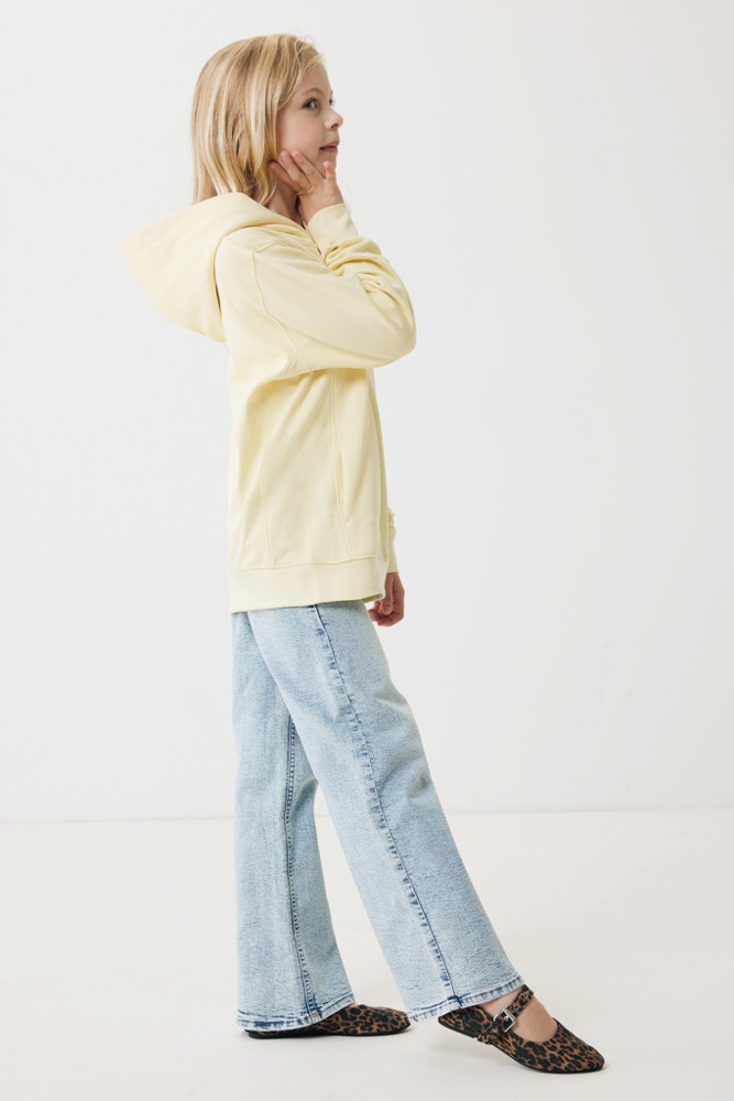 IQONIQ Yengo kids recycled katoen hoodie met steekzakken